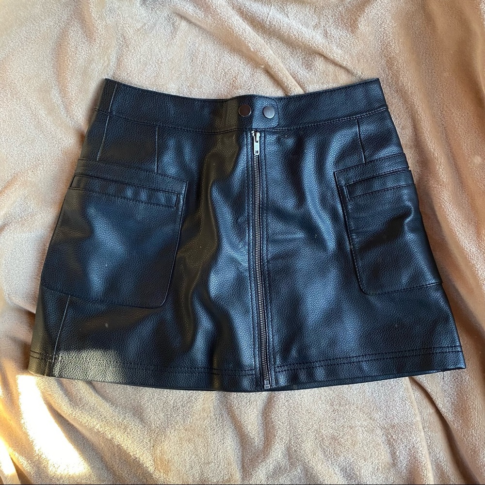 Free People high rise A-line mini skirt